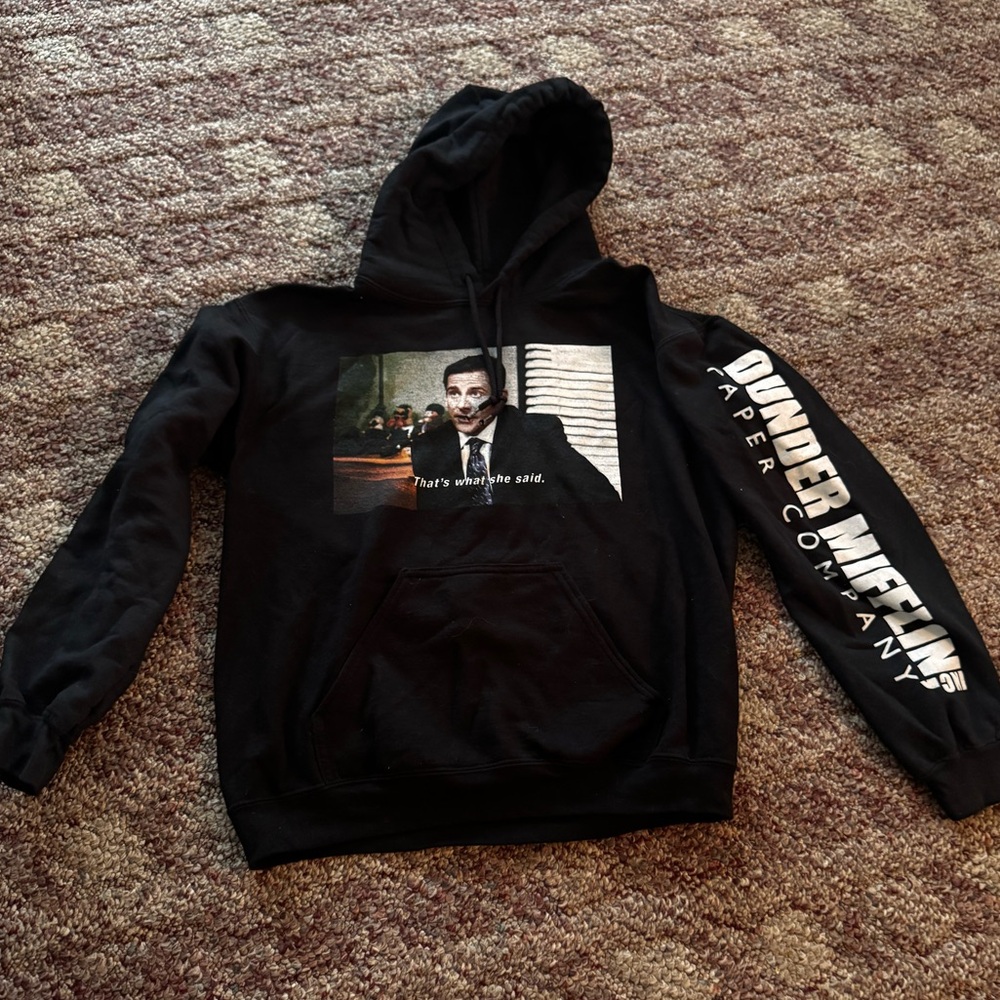 Black Dunder Mifflin TWSS Hoodie